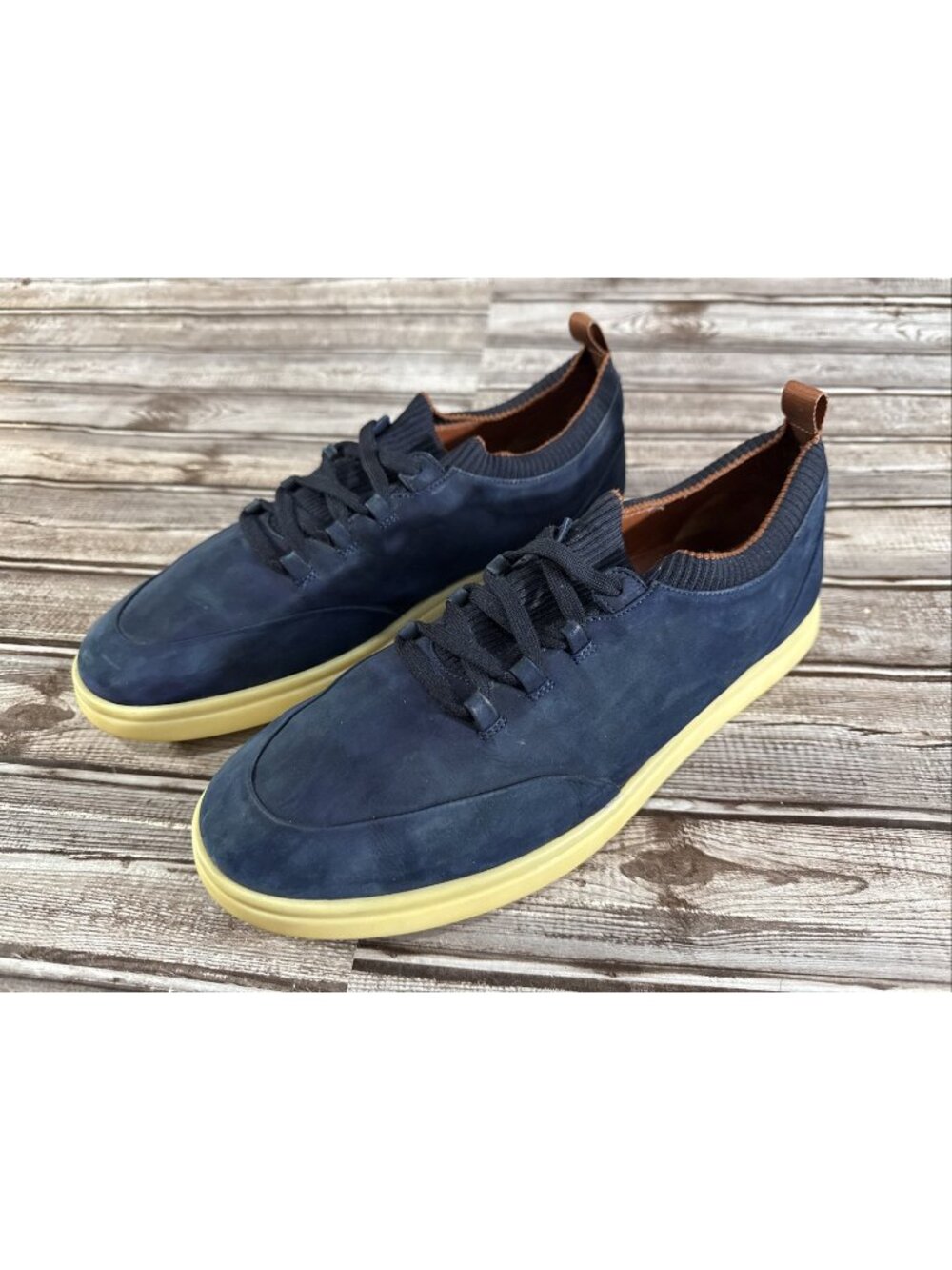 Loro Piana Soho Walk Suede Sneaker Size 43 EU 10 U.S. Color Blue Mspr $1100